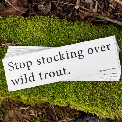 Stop Stocking Over Wild Trout